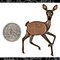 Antiqued Copper Plated Brass Vintage Deer Pendant with Setting - C-P109